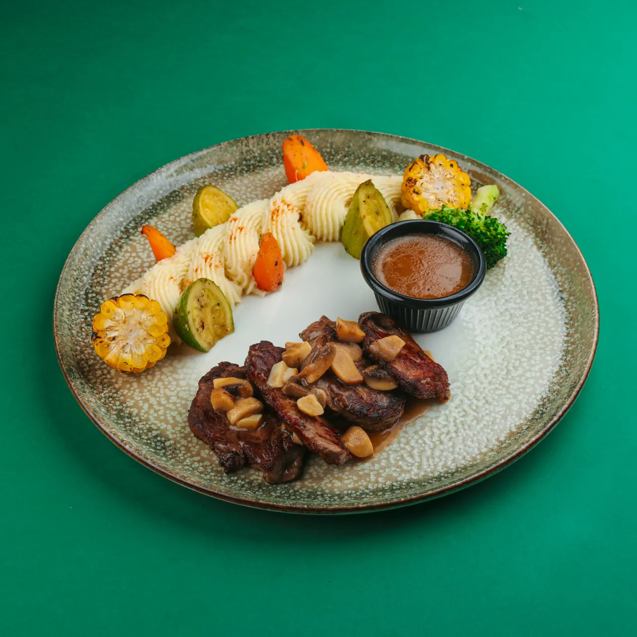 ستيك بالفطر