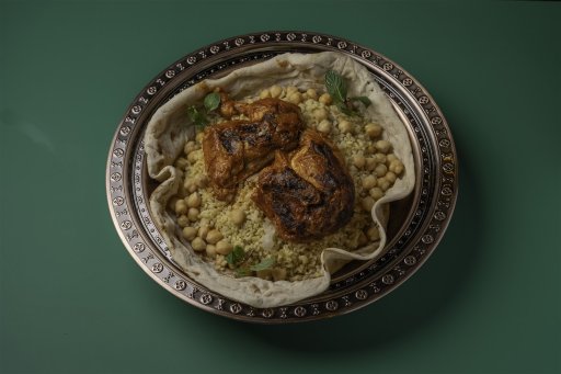 برغل مع الحمص بالدجاج